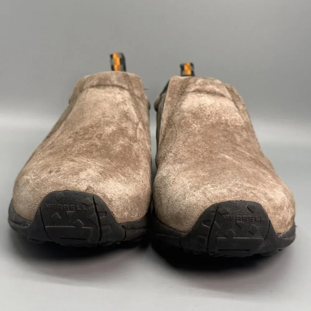 Merrell Jungle Moc Men's 9 WIDE Brown Suede Outdoor Slip-On Low Hiking Shoes
